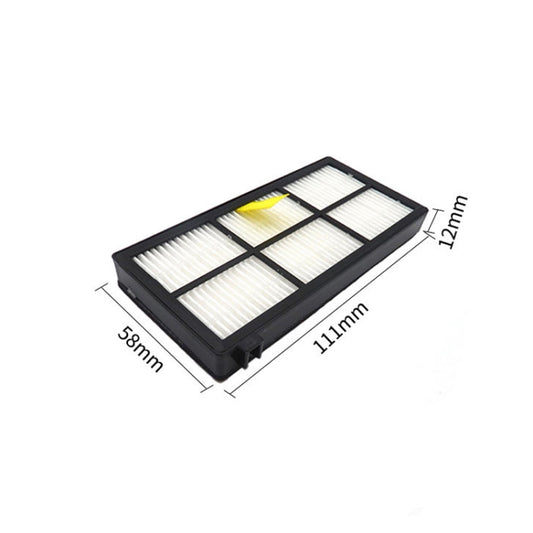 5 PCS Filter XR319 Sweeping Robot Accessories For iRobot 8 Series / 9 Series by buy2fix