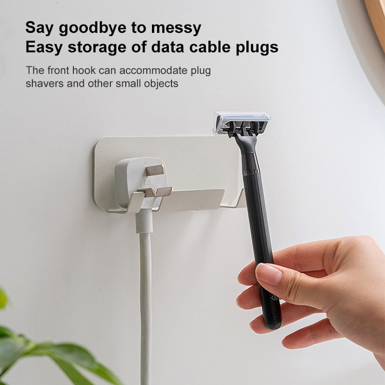2 PCS Punch-Free Wall-Mounted Rack Mobile Phone Charging Holder(Blue) - Shower & Wall Mounts by buy2fix | Online Shopping UK | buy2fix