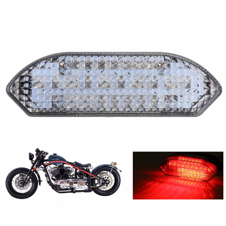 MK-285 Motorcycle LED Taillight Plate Light(Without Stand Black Cover) by buy2fix