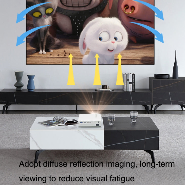 YG530 Home LED Small HD 1080P Projector, Specification: AU Plug(White) - LED Projector by buy2fix | Online Shopping UK | buy2fix
