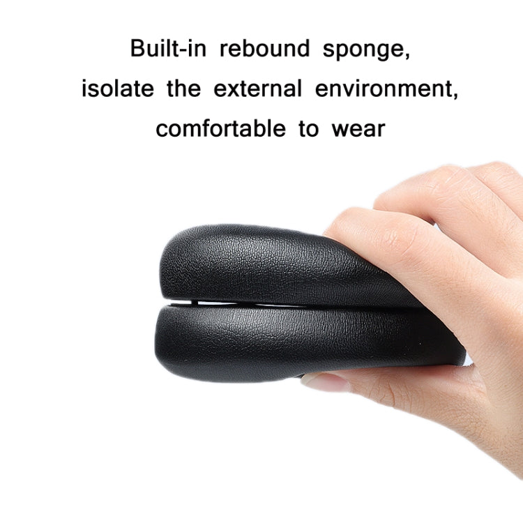2pcs Sponge Earphone Cover For JBL Live 650BT/660NC/Duet(Black) - Earmuff & Pad by buy2fix | Online Shopping UK | buy2fix
