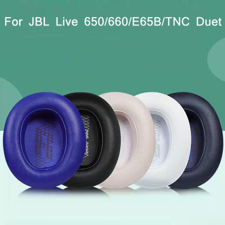 2pcs Sponge Earphone Cover For JBL Live 650BT/660NC/Duet(Midnight Blue) - Earmuff & Pad by buy2fix | Online Shopping UK | buy2fix