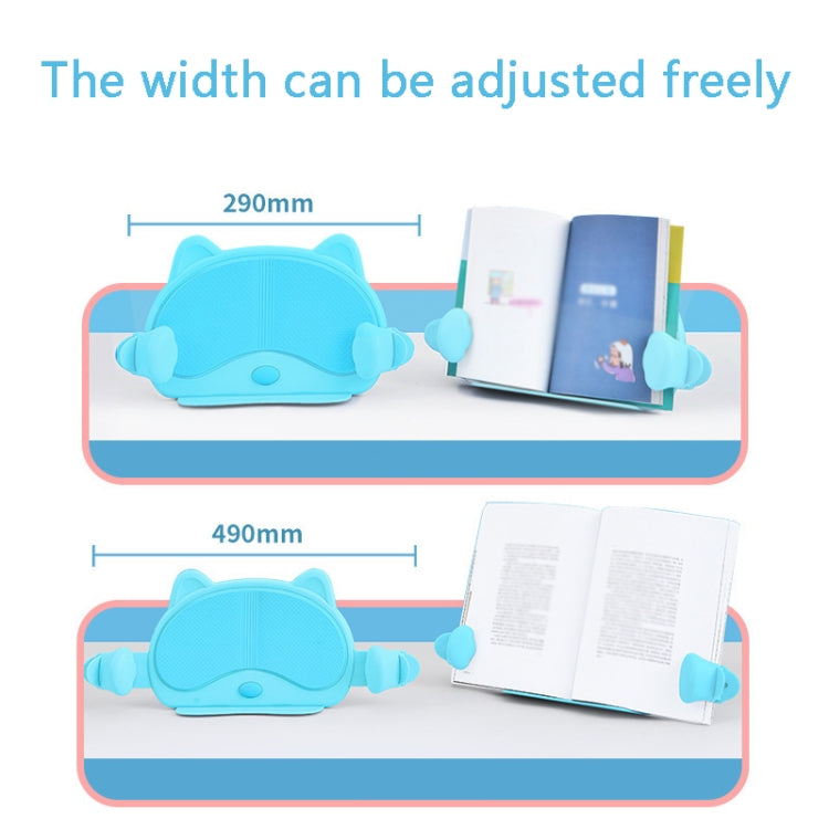 Cat Shape Retractable Tablet Stand(Blue) by buy2fix