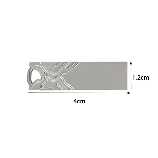 Jg1 USB 2.0 High-Speed Metal Engraving Car USB Flash Drives, Capacity: 4GB(White) by buy2fix