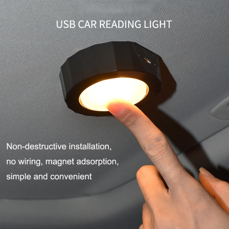 Z7 Car Ceiling USB Wireless Strobe Reading Light, Color: White - Dome Lights by buy2fix | Online Shopping UK | buy2fix