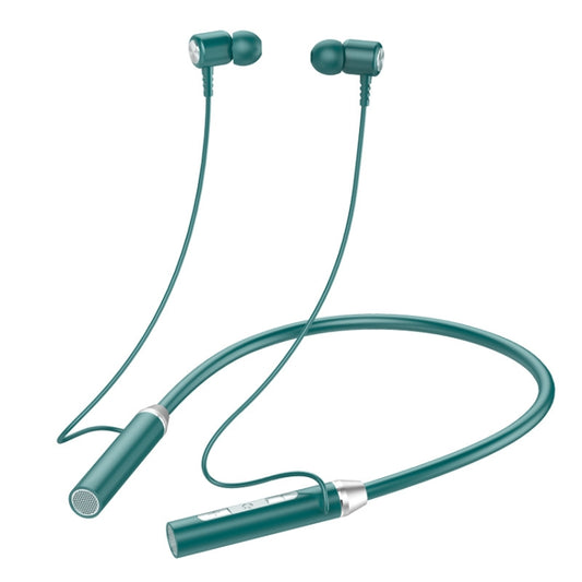 BT-63 Wireless Bluetooth Neck-mounted Magnetic Headphone(Green) by buy2fix