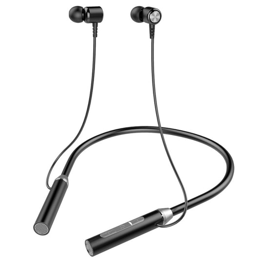 BT-63 Wireless Bluetooth Neck-mounted Magnetic Headphone(Black) by buy2fix