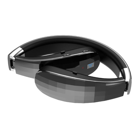 Telescopic Neck-Mounted Folding Bluetooth Earphone(Black) by buy2fix