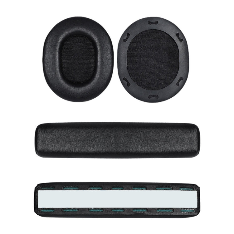 2pcs Protein Skin Earmuff / Headbeam For Audio-Technica ATH-M70X(Earmuffs) - Earmuff & Pad by buy2fix | Online Shopping UK | buy2fix