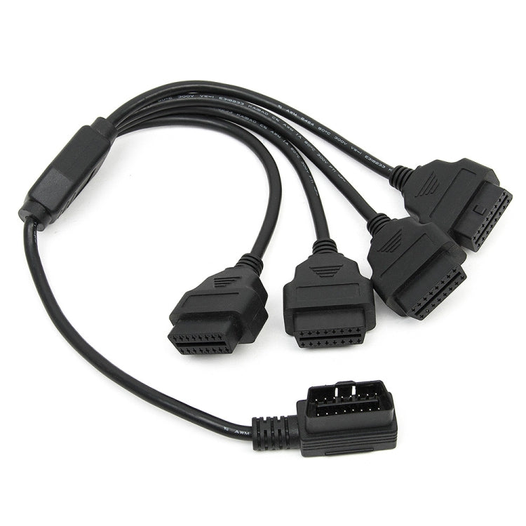 C-MD-4EW 0.5m 16 Pin OBD2 1 for 4 Connection Line - Cables & Connectors by buy2fix | Online Shopping UK | buy2fix