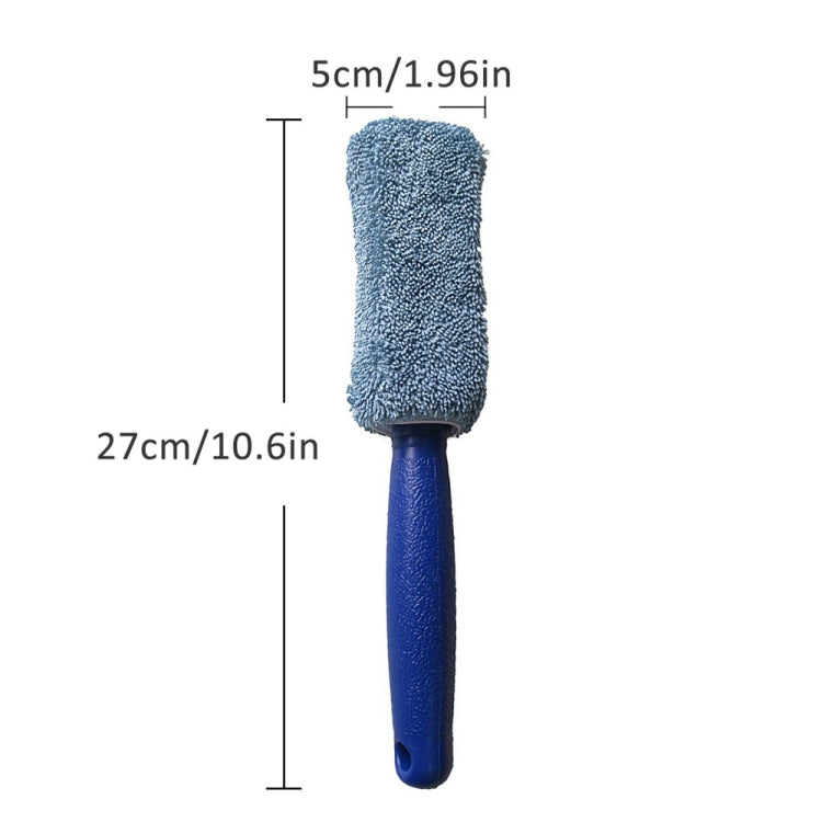 Fiber Long Shank Tire Brush(Grey) - Car washing supplies by buy2fix | Online Shopping UK | buy2fix