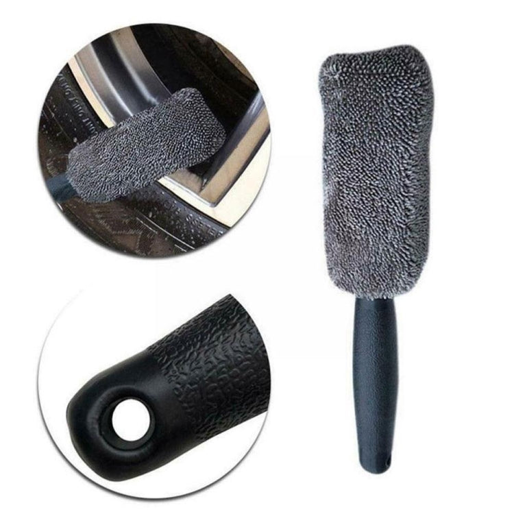 Fiber Long Shank Tire Brush(Blue) - Car washing supplies by buy2fix | Online Shopping UK | buy2fix