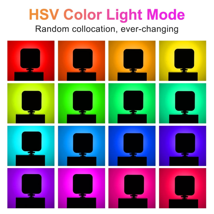 Mamen D01 66 LEDs 2500-9000K Double-Sided RGB LED Fill Lights - by buy2fix | Online Shopping UK | buy2fix