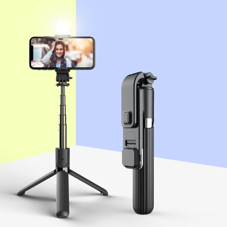 L03S Bluetooth Fill Light Tripod Integrated Selfie Stick(Black) - Selfie Sticks by buy2fix | Online Shopping UK | buy2fix