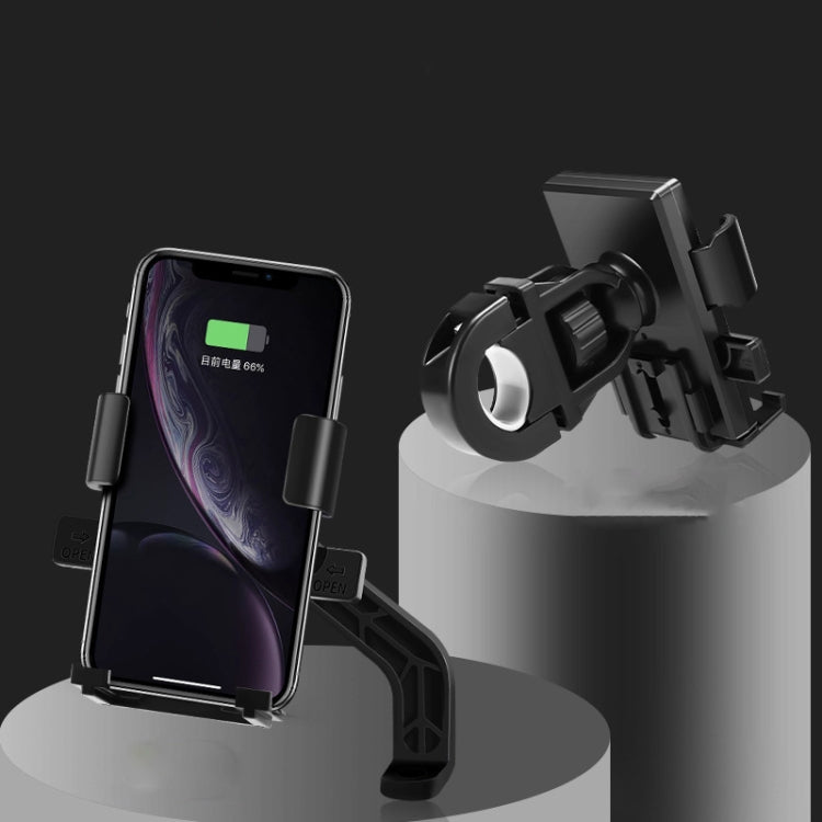 Y02 Electric Bike Mobile Phone Bracket, Style: Handlebar Installation by buy2fix