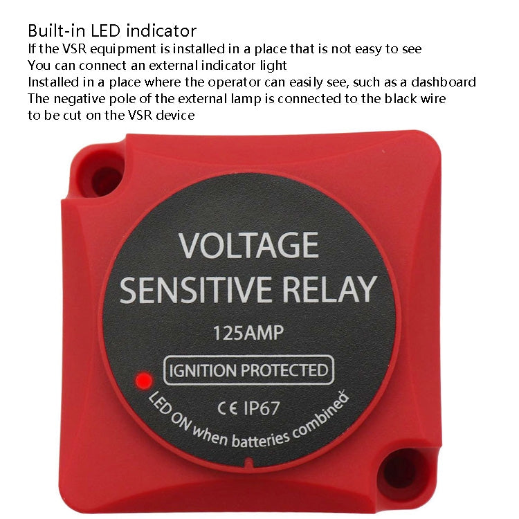 AOK9003 Housing Car Yacht Ship Dual Battery Isolator(Black Shell) - Relays by buy2fix | Online Shopping UK | buy2fix