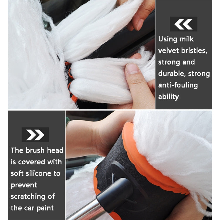 Extended Telescopic Soft Wool Car Washing Mop, Size: 125cm - Car washing supplies by buy2fix | Online Shopping UK | buy2fix