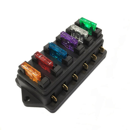 F458-Z Direct 6-Way Fuse Holder Car DC Modification Insurance Box by buy2fix