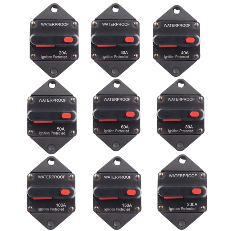 CB10 Car Audio Modified Automatic Circuit Breakerion, Specification: 80A - Fuse by buy2fix | Online Shopping UK | buy2fix