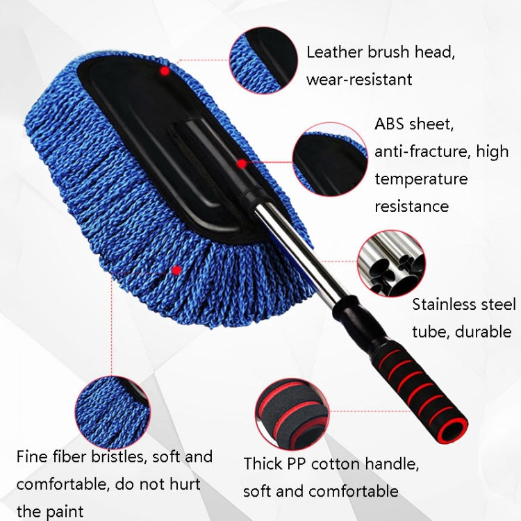 CS-365 Multifunctional Car Washing Telescopic Long-Handled Brush, Color: Gray (OPP Bag) - Car washing supplies by buy2fix | Online Shopping UK | buy2fix