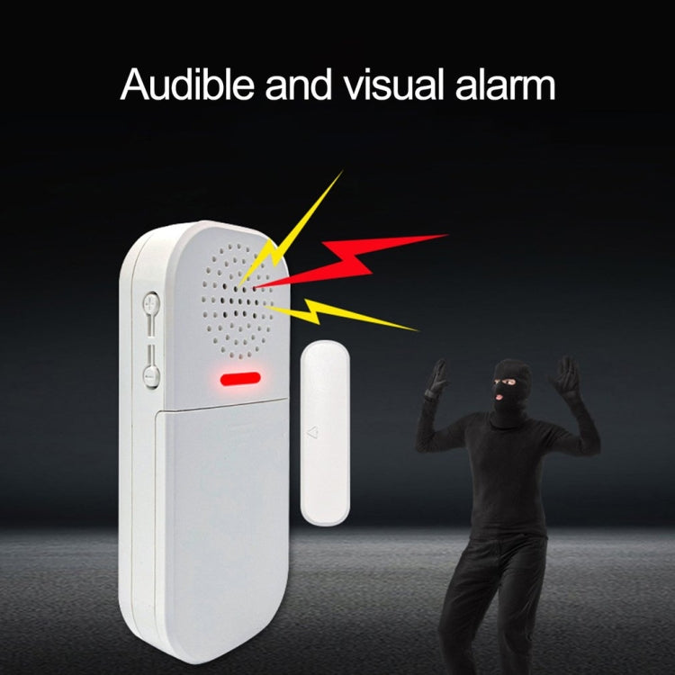 MC-05 130dB Remote Door Magnetic Alarm With Light Reminder - Door Window Alarm by buy2fix | Online Shopping UK | buy2fix