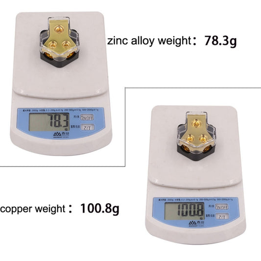 DB31 Car Audio Amplifier Modified Insurance 1 Point 2 Splitter, Specification: Copper by buy2fix