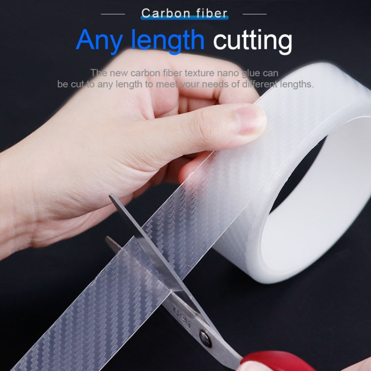 3cm x 10m Car Carbon Fiber Bumper Anti-Collision Strip - Anti Collision Sticker by buy2fix | Online Shopping UK | buy2fix