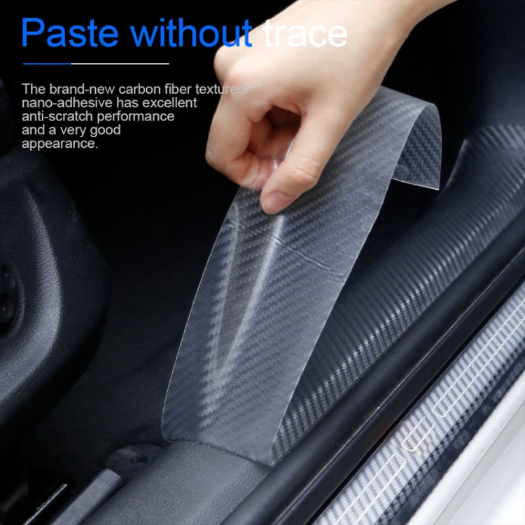 3cm x 10m Car Carbon Fiber Bumper Anti-Collision Strip - Anti Collision Sticker by buy2fix | Online Shopping UK | buy2fix