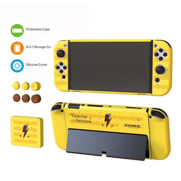 DOBE TNS-1192 Host Handle Protective Shell + Card Box + Rocker Cap Set For Switch OLED - Cases by DOBE | Online Shopping UK | buy2fix