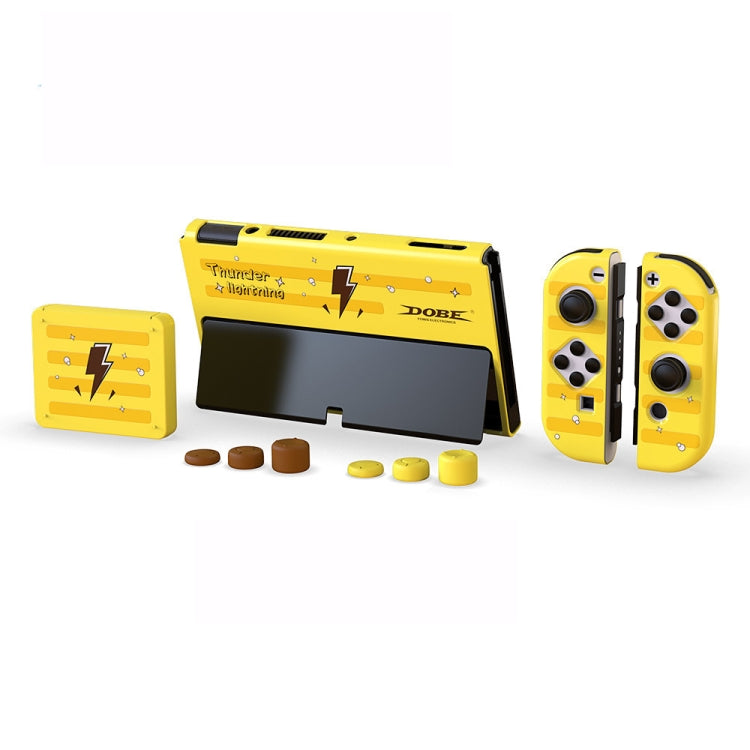 DOBE TNS-1192 Host Handle Protective Shell + Card Box + Rocker Cap Set For Switch OLED - Cases by DOBE | Online Shopping UK | buy2fix