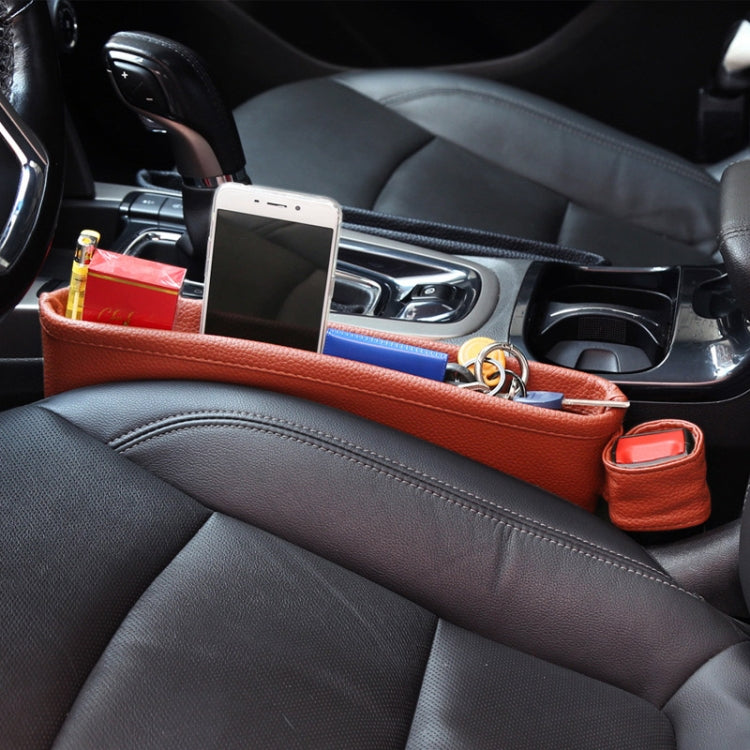 Car Seat Clamp Storage Box(Brown) by buy2fix