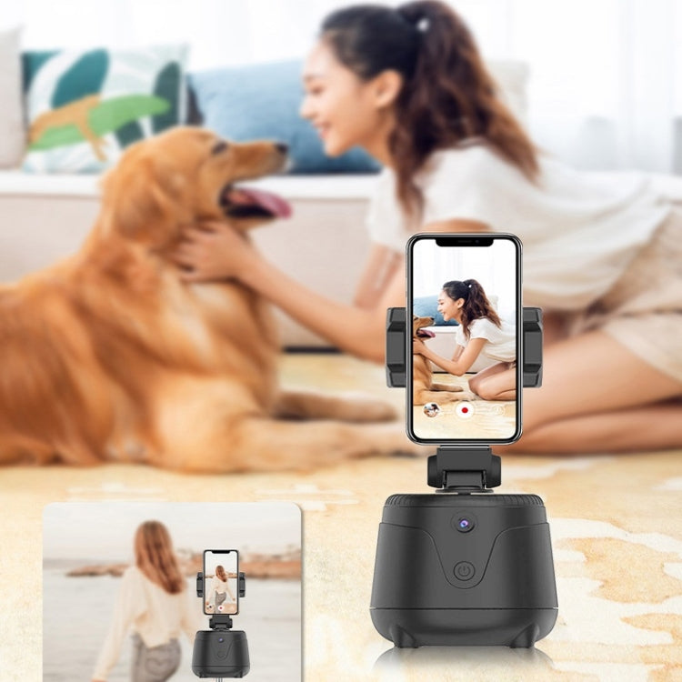 360-Degree AI Face Tripod Heads Tracking Holder(Black) - Tripod Heads by buy2fix | Online Shopping UK | buy2fix