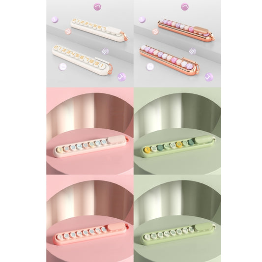 Colorful Car Temporary Parking Number Card, Color: Milk Tea by buy2fix