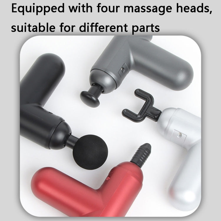 J12A Mini Vibrating Massage Button Type Fascia Gun, Specification: Red - Massage gun & Accessories by buy2fix | Online Shopping UK | buy2fix