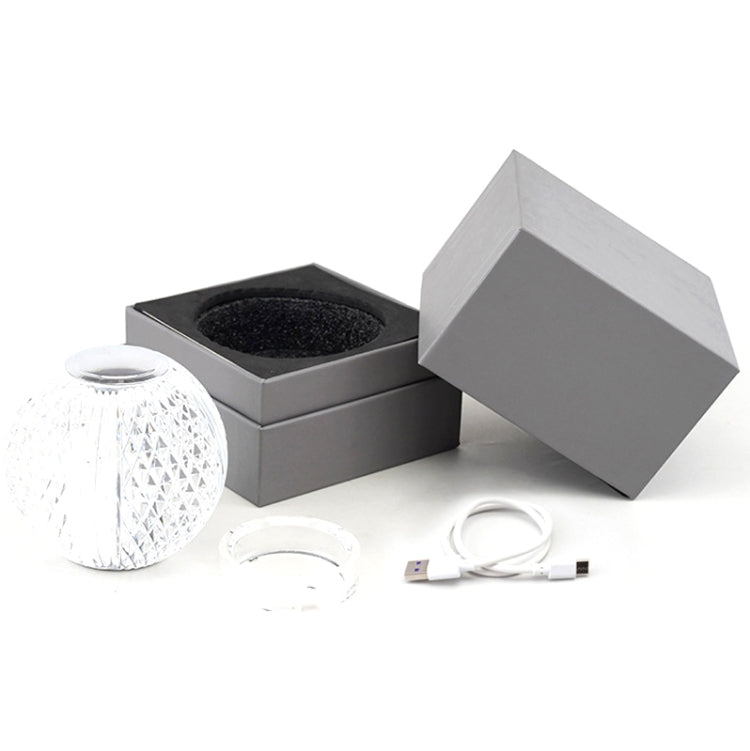 Crystal Ball Small Table Lamp USB Acrylic Night Light, Specification: MT2 80 x 80mm - by buy2fix | Online Shopping UK | buy2fix
