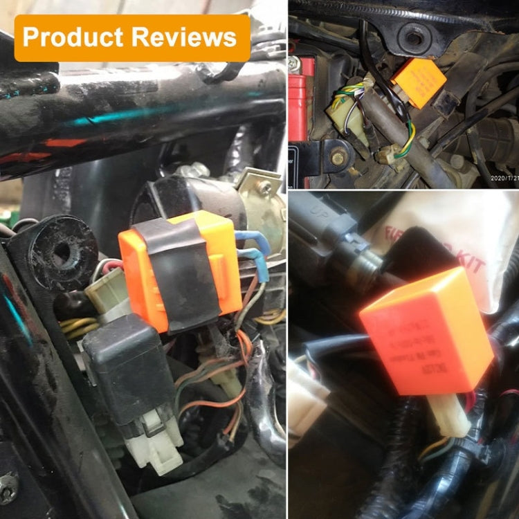 Motorcycle LED Turn Signal Relay(Fresh Orange) - Turn Signal by buy2fix | Online Shopping UK | buy2fix