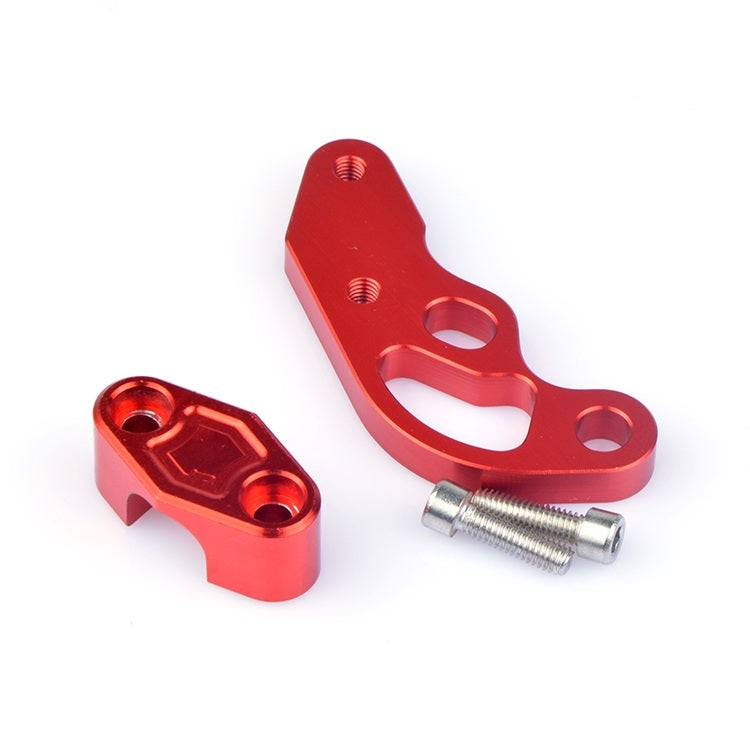 2 PCS Motorcycle Modification Accessories Universal Brake Hose Clamp(Orange) - Motorbike Brakes by buy2fix | Online Shopping UK | buy2fix