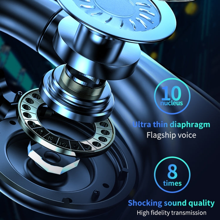 M99 Bluetooth V5.2 Single Earhook Business Headphone(Black) - Bluetooth Earphone by buy2fix | Online Shopping UK | buy2fix