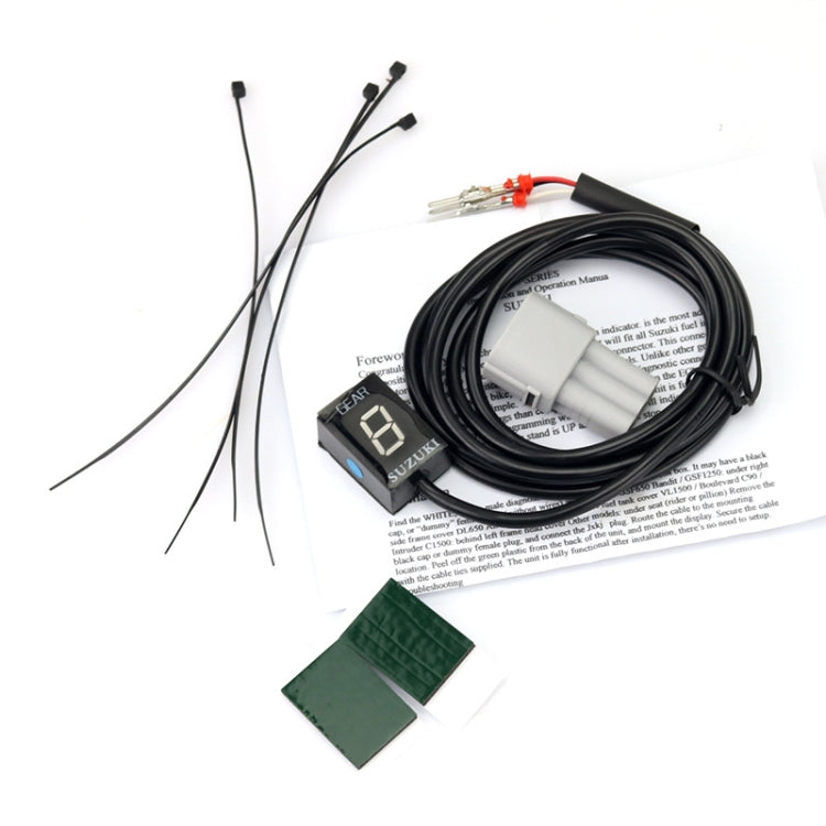 Motorcycle Instrument Gear Display For Suzuki(Red Light) - Electrical Instruments by buy2fix | Online Shopping UK | buy2fix