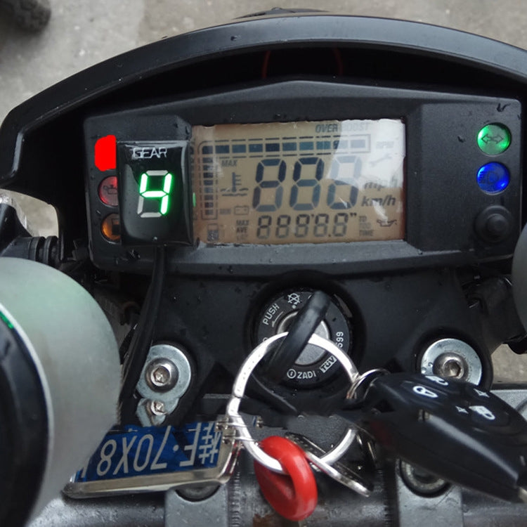 Motorcycle Instrument Gear Display For Suzuki(Green Light) - Electrical Instruments by buy2fix | Online Shopping UK | buy2fix