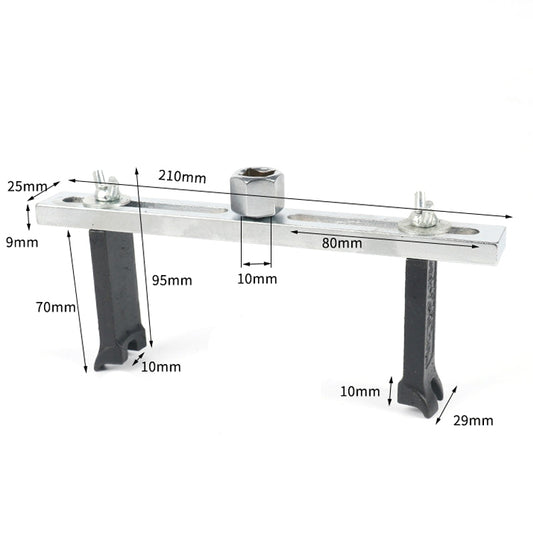 Adjustable Universal Fuel Tank Cap Removal Tool, Style: Corner Type by buy2fix