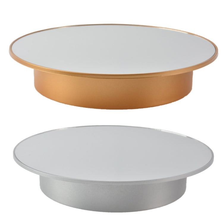 20cm Mirror Two-way Turntable Display Stand Video Shooting Props Turntable(Gold) - by buy2fix | Online Shopping UK | buy2fix