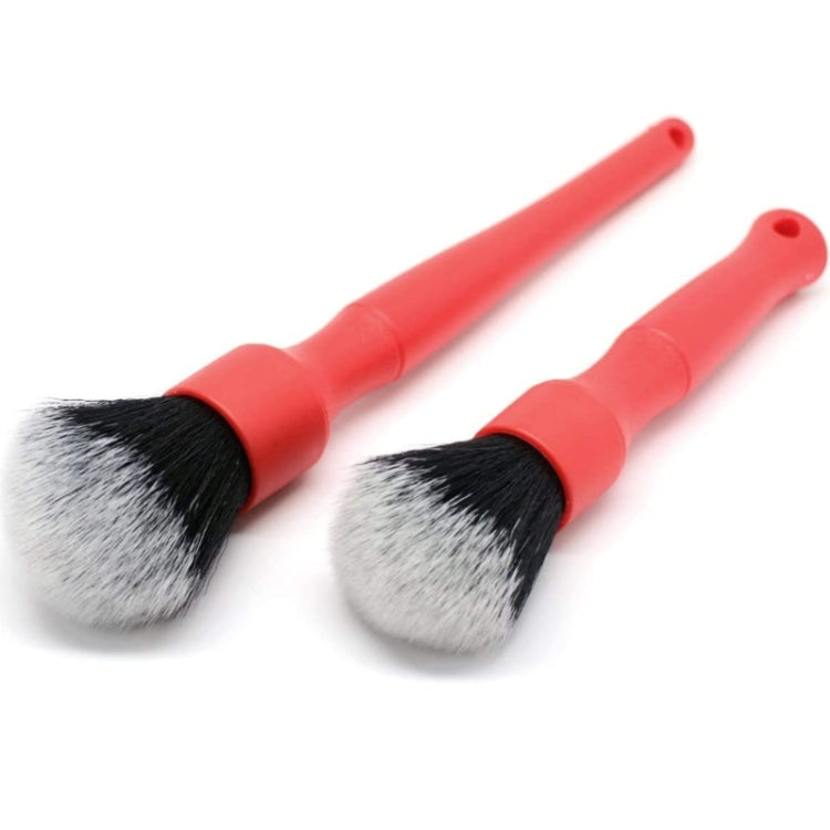 Car Air Conditioner Outlet Brush Interior Cleaning Soft Brush, Specification: Small+Large(Red) - Car washing supplies by buy2fix | Online Shopping UK | buy2fix