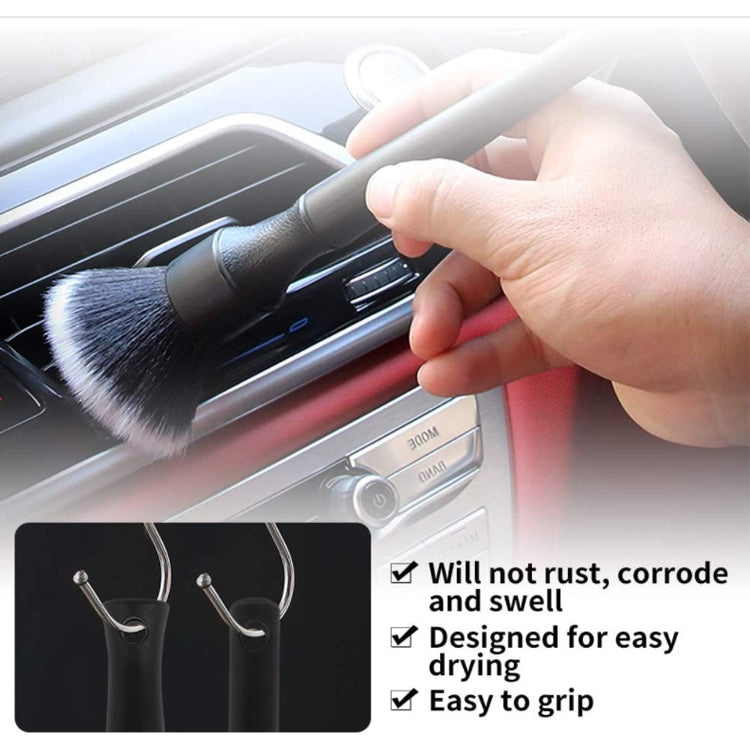 Car Air Conditioner Outlet Brush Interior Cleaning Soft Brush, Specification: Small+Large(Blue) - Car washing supplies by buy2fix | Online Shopping UK | buy2fix