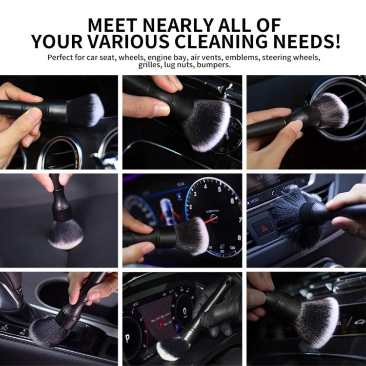 Car Air Conditioner Outlet Brush Interior Cleaning Soft Brush, Specification: Small+Large(Black) - Car washing supplies by buy2fix | Online Shopping UK | buy2fix