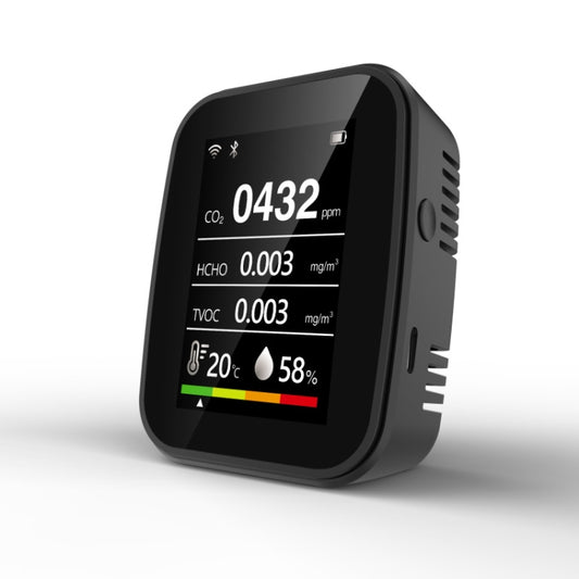 Indoor Temperature Humidity Air Quality Detector - Air & Water Quality Tester by buy2fix | Online Shopping UK | buy2fix