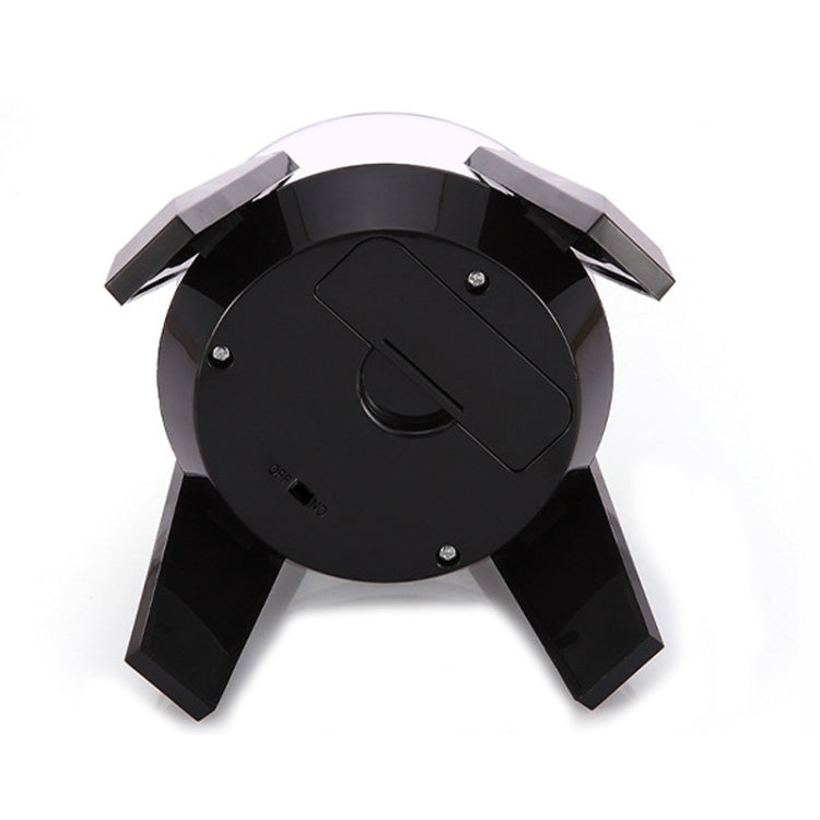 High-Footed UFO Solar 9cm 360 Rotating Display Stand Props Turntable(Black Blue Light) - by buy2fix | Online Shopping UK | buy2fix