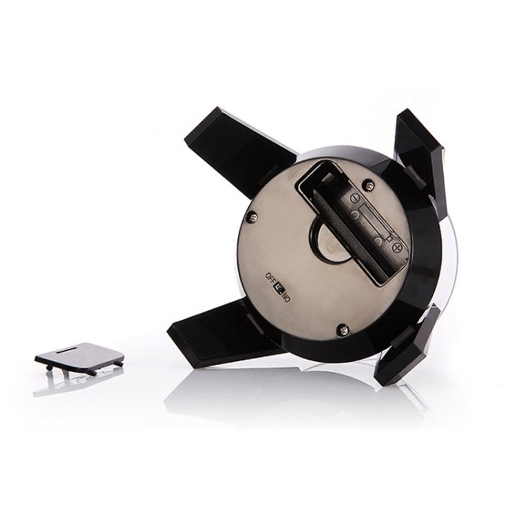 High-Footed UFO Solar 9cm 360 Rotating Display Stand Props Turntable(Black Blue Light) - by buy2fix | Online Shopping UK | buy2fix