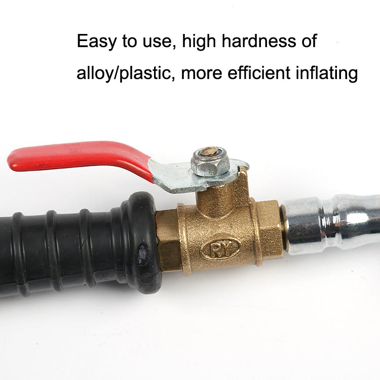 Car Tire Double-Ended Air Nozzle, Specification: Straight Handle - Other Tools by buy2fix | Online Shopping UK | buy2fix