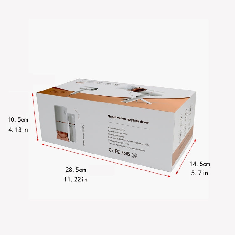 ZMFT-001 Hands-Free Desktop Hair Dryer, Specification: US Plug(White) by buy2fix